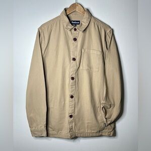 MEN’S BARBOUR WASHED OVERSHIRT, XL, brand new, colour washed stone, vintage